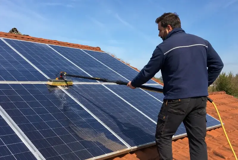 Nettoyage et entretien de panneaux solaires à Val de Chaise
